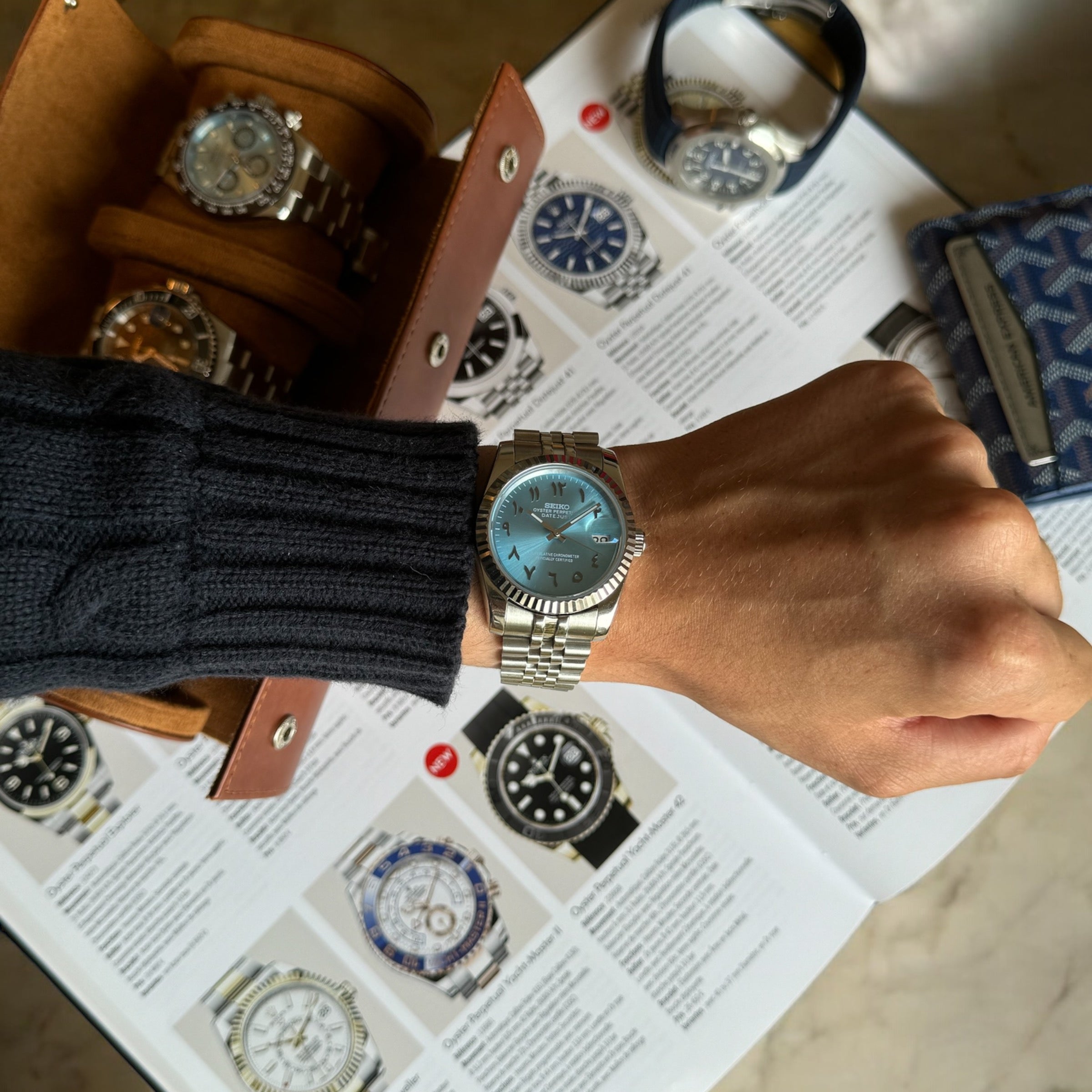 SEIKO MOD ARABISCHES ZIFFERBLATT