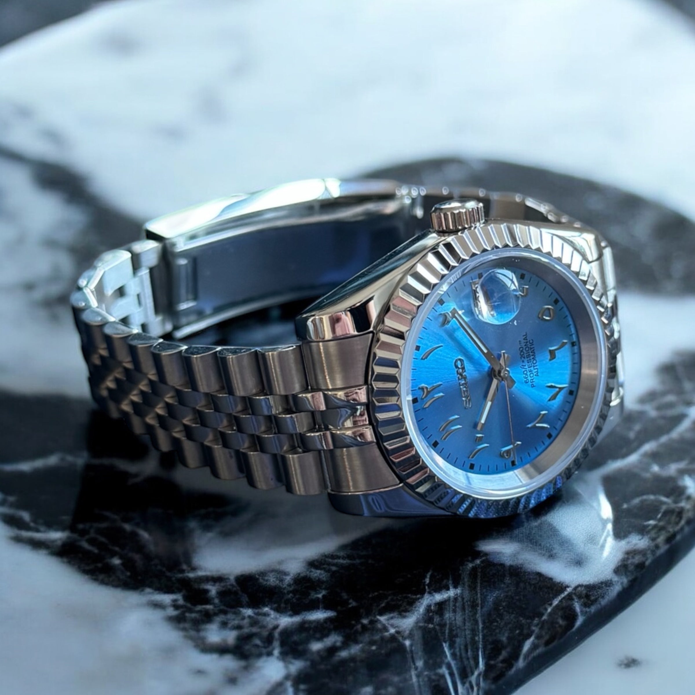 SEIKO MOD ARABISCHES ZIFFERBLATT