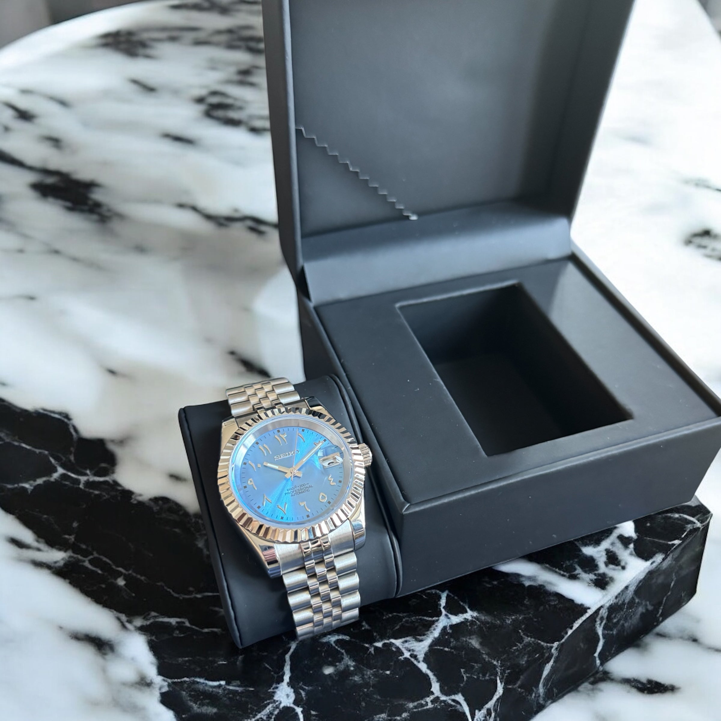 SEIKO MOD ARABISCHES ZIFFERBLATT