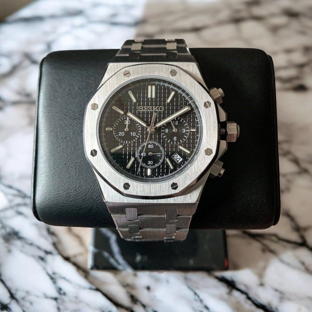 SEIKO MOD ROYAL OAK | SCHWARZER CHRONO