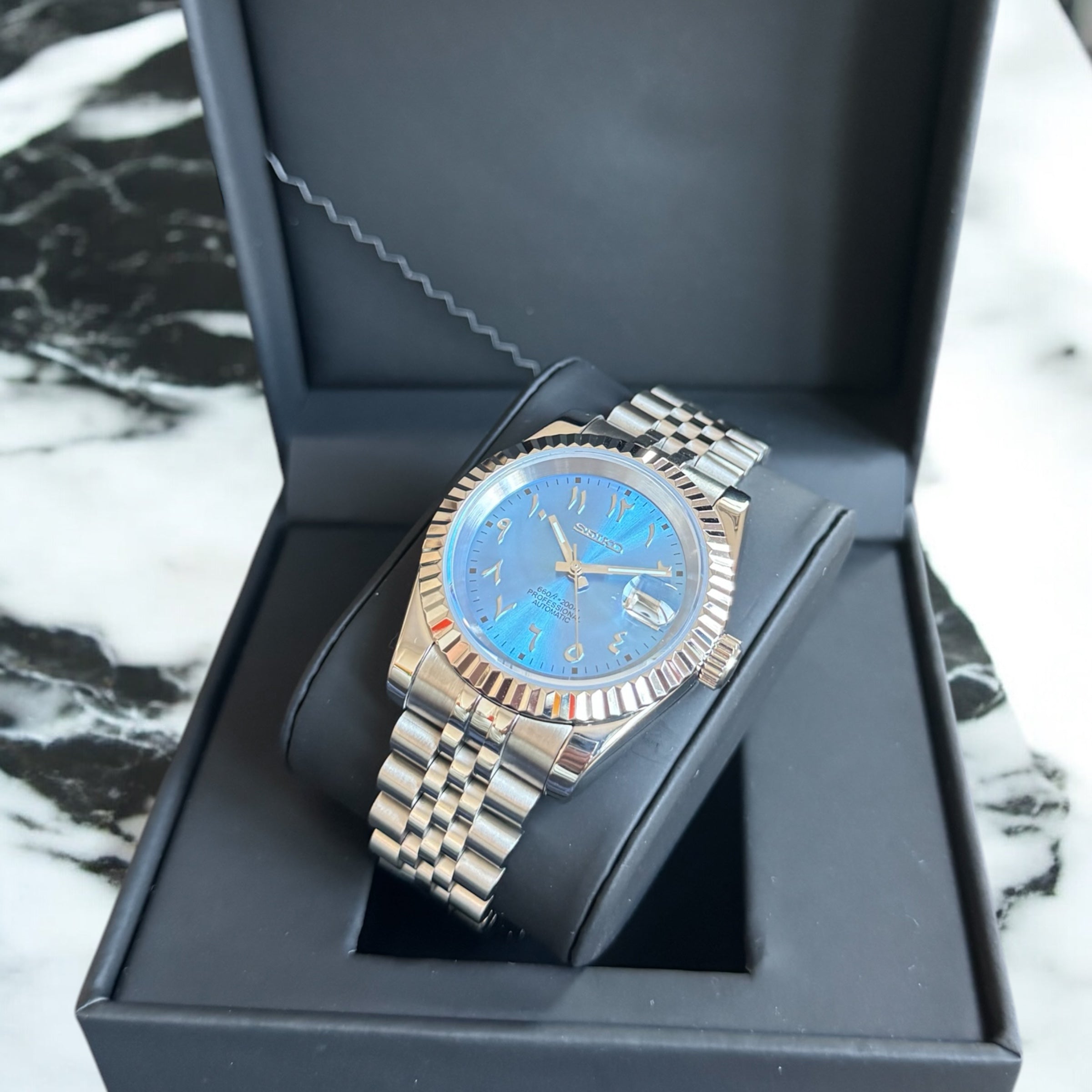 SEIKO MOD ARABISCHES ZIFFERBLATT